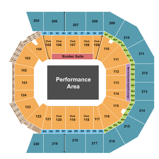 Moody Center ATX Monster Jam Seating Chart